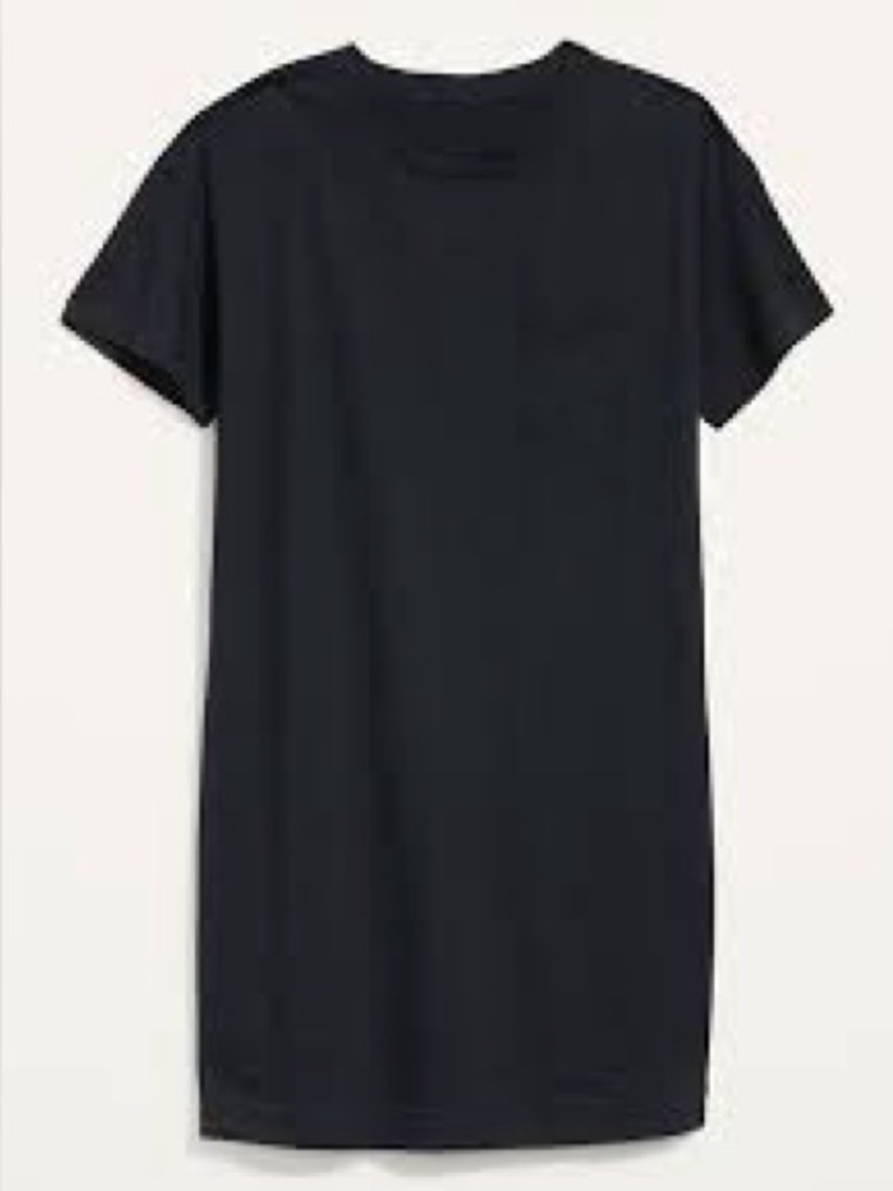 GAP Soft Black Short Sleeve Pocket T-Shirt Dress